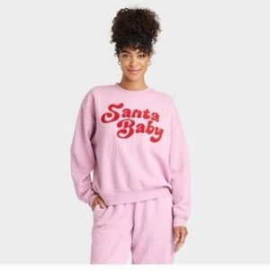 Grayson Threads Women's Santa Baby Graphic Sweatshirt
